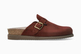 Mephisto Clogs - Open Heel Mephisto Women's Halina Open Heeled Clogs- Cordovan