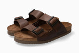 Mephisto Flat Sandals Mephisto Men's Nerio Sandals- Dark Brown