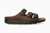 Mephisto Flat Sandals Mephisto Men's Zach Fit Sandals- Dark Brown