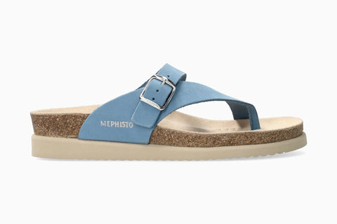 Mephisto Thong Sandals Medium / Sea Blue / 35 EU Mephisto Women's Helen Sandals- Sea Blue