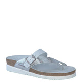Mephisto Thong Sandals Mephisto Women's Helen Mix Sandals- Silver Edison