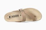 Mephisto Thong Sandals Mephisto Women's Helen Sandals- Light Taupe Nubuck