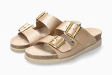 Mephisto Two-Strap Sandals Mephisto Women's Hester Sandals- Platinum