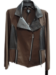 My Soul Apparel & Accessories Small / Brown Moto Jacket