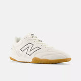 New Balance Athletic Sneakers D (Medium) / White / M4.5/ W6 US New Balance Unisex 442 Elite IN LS V3 Soccer Shoes- White/ Black