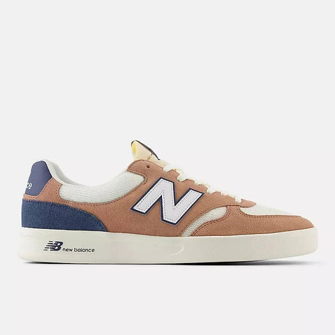 New Balance Lifestyle Sneakers D (Medium) / Grey / M4.5/W6 US New Balance Unisex CT300 Sneakers- Landslide with White and Vintage Indigo