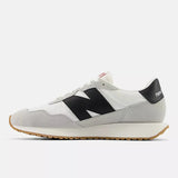 New Balance Lifestyle Sneakers New Balance Men's 237 Running Sneakers- White with Brighton Grey and Black