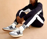New Balance Lifestyle Sneakers New Balance Men's 237 Running Sneakers- White with Brighton Grey and Black