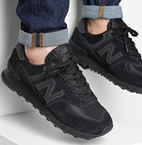 New Balance Lifestyle Sneakers New Balance Men's 574 Classic Sneakers- All Black