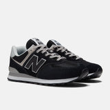 New Balance Lifestyle Sneakers New Balance Men's 574 Classic Sneakers- Black/ White