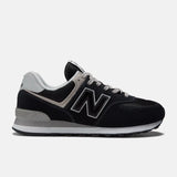 New Balance Lifestyle Sneakers New Balance Men's 574 Classic Sneakers- Black/ White