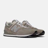 New Balance Lifestyle Sneakers New Balance Men's 574 Classic Sneakers- Grey/White