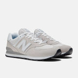 New Balance Lifestyle Sneakers New Balance Men's 574 Classic Sneakers- Nimbus Cloud/White