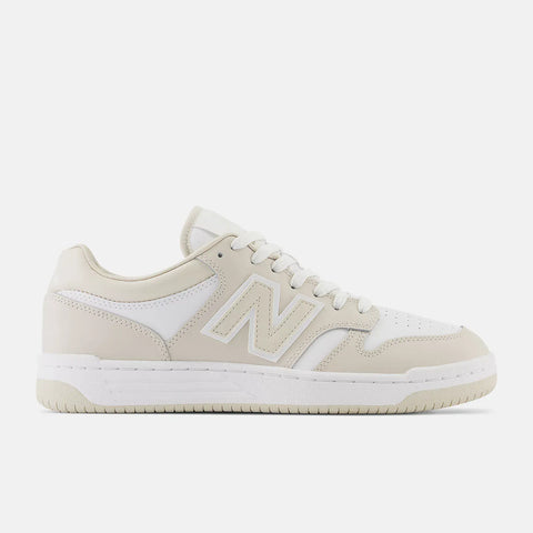 New Balance Lifestyle Sneakers New Balance Unisex 480 Sneakers- Cream/White