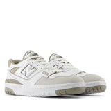 New Balance Lifestyle Sneakers New Balance Unisex 550 Sneakers- White/ Arid Stone