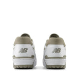 New Balance Lifestyle Sneakers New Balance Unisex 550 Sneakers- White/ Arid Stone