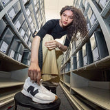 New Balance Lifestyle Sneakers New Balance Women's 327 Sneakers- Beige/Black