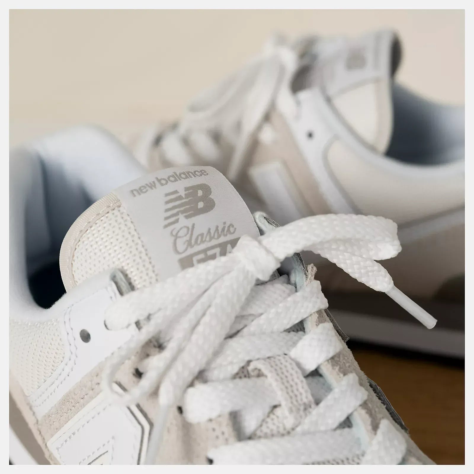 New Balance Lifestyle Sneakers New Balance Women's 574 Classic Sneakers- Grey/White