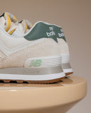 New Balance Lifestyle Sneakers New Balance Women's 574 Classic Sneakers- Sea Salt/ New Spruce