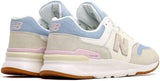 New Balance Lifestyle Sneakers New Balance Women's 997 Sneakers- Beige/ Blue