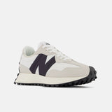 New Balance Lifestyle Sneakers White & Black / 4 / B (Medium) New Balance Womens 327 Sneaker - White / White