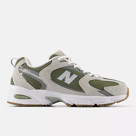 New Balance Lifestyle Sneakers White Green / M4/W / D (Medium) New Balance Unisex 530 Sneaker - Green Grey