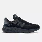 New Balance Running Shoes B (Women's Medium) / Black / M5/W6.5 US New Balance Unisex 990v6 Running Shoes - All Black
