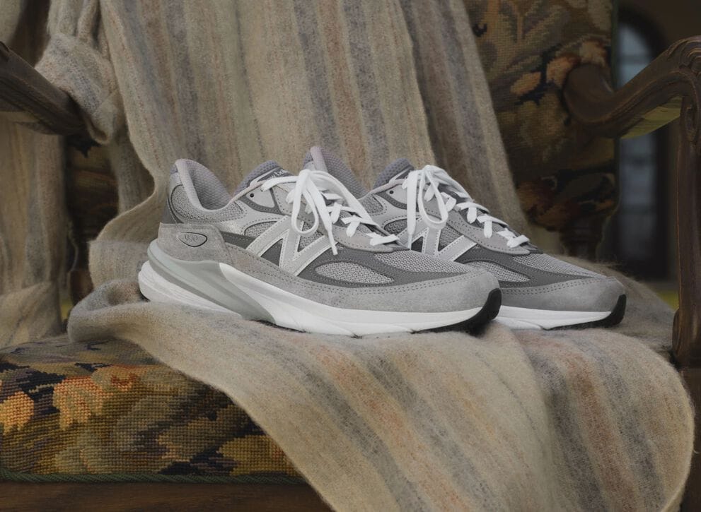 New Balance Running Shoes New Balance Men's 990v6 Running Shoes- Grey