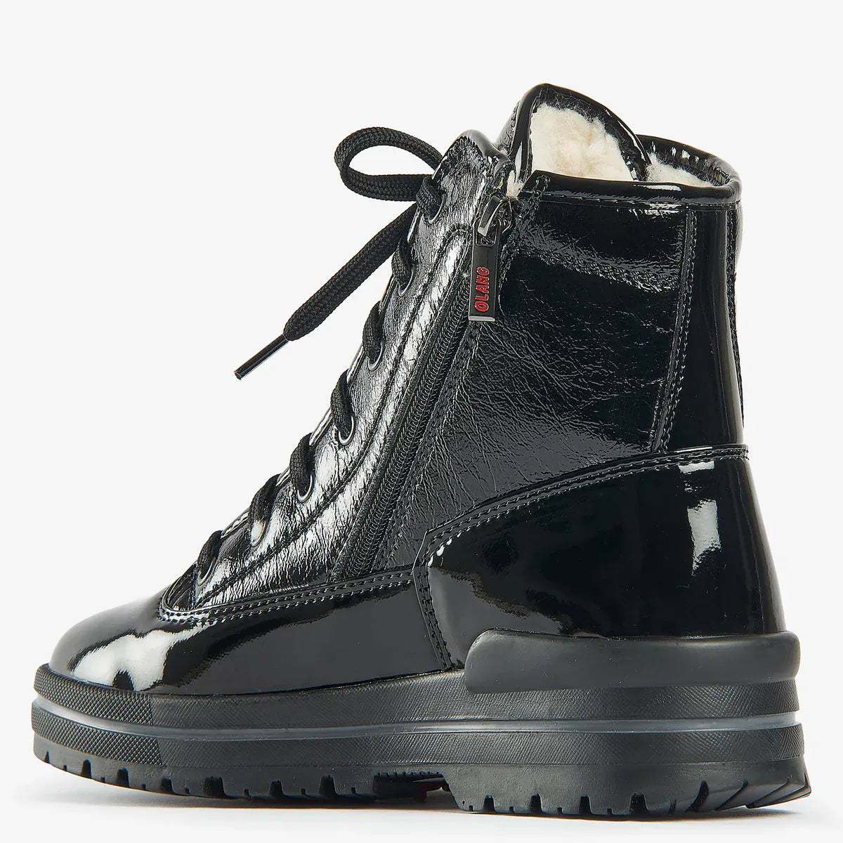 Olang Cleated Boots Olang Women's Spoke Winter Boots- Black Patent