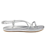 OluKai Ankle Strap Sandals Medium / Silver / 6 US OluKai Women’s Waiau Slingback Sandals- Silver