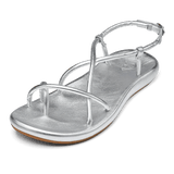 OluKai Ankle Strap Sandals OluKai Women’s Waiau Slingback Sandals- Silver