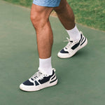 OluKai Court Shoes OluKai Mens 'ANAU Pickleball Shoes - Mood Indigo / Bright White