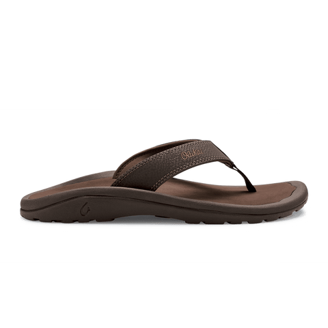 OluKai Flip Flop Sandals Dark Java / Ray / 7 / M (Medium) Olukai Mens Ohana Sandals - Dark Java / Ray