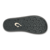 OluKai Flip Flop Sandals Olukai Mens Ulele Sandals - Blue Depth/Charcoal