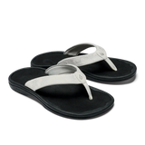 OluKai Flip Flop Sandals OluKai Women's Ohana Sandals- Bright White/Hua