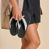 OluKai Flip Flop Sandals OluKai Women's Ohana Sandals- Bright White/Hua