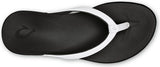 OluKai Flip Flop Sandals Olukai Womens Ho'Opio Sandals - White/ Onyx