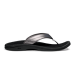 OluKai Flip Flop Sandals Pewter/Black / 5 / B (Medium) Olukai Womens Ohana Sandals - Pewter/Black