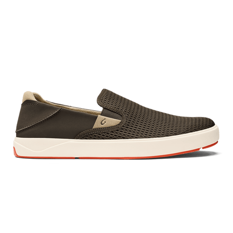 OluKai Lifestyle Slip-On Sneakers Kona / 7 / D (Medium) OLUKAI Lae'ahi Men's Slip On Sneakers - KONA