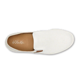OluKai Lifestyle Slip-On Sneakers OluKai Women's Pehuea Slip Ons- Bright White