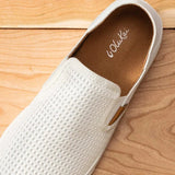 OluKai Lifestyle Slip-On Sneakers OluKai Women's Pehuea Slip Ons- Bright White