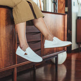 OluKai Lifestyle Slip-On Sneakers OluKai Women's Pehuea Slip Ons- Bright White