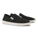 OluKai Lifestyle Slip-On Sneakers OluKai Womens Pehuea Slip On Shoes - Black / Black