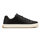 OluKai Lifestyle Sneakers Medium / Black / 8 US OluKai Men's Lae'ahi Li'Ili Leather Sneakers- Onyx/ Onyx