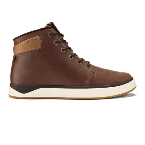 OluKai Lifestyle Sneakers OluKai Men's Lae'ahi Li'Ili Leather Sneaker- Dark Java