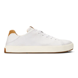 OluKai Lifestyle Sneakers OluKai Men's Lae'ahi Li'Ili Leather Sneakers- Bright White