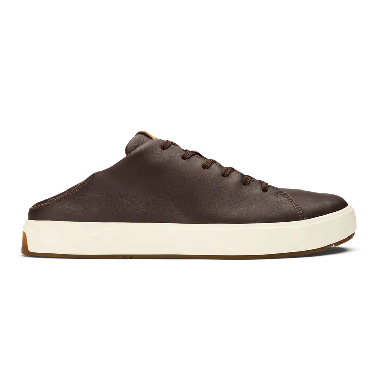 OluKai Lifestyle Sneakers OluKai Men's Lae'ahi Li'Ili Leather Sneakers- Dark Java