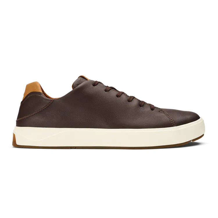 OluKai Lifestyle Sneakers OluKai Men's Lae'ahi Li'Ili Leather Sneakers- Dark Java