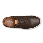 OluKai Lifestyle Sneakers OluKai Men's Lae'ahi Li'Ili Leather Sneakers- Dark Java