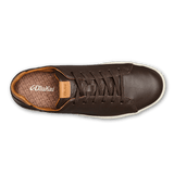 OluKai Lifestyle Sneakers OluKai Men's Lae'ahi Li'Ili Leather Sneakers- Dark Java